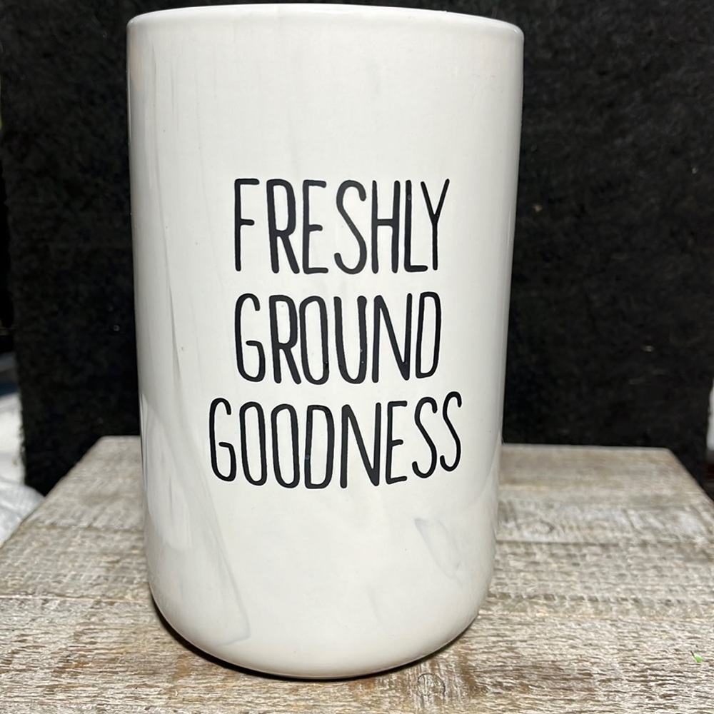 Masterclass Bake shop coffee canister Ceramic 6 inches